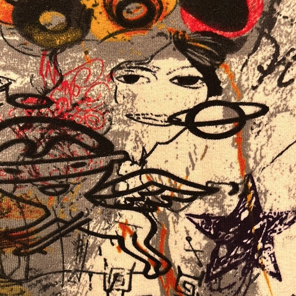 Funky Papillion size small tunic - Picture 3 of 6